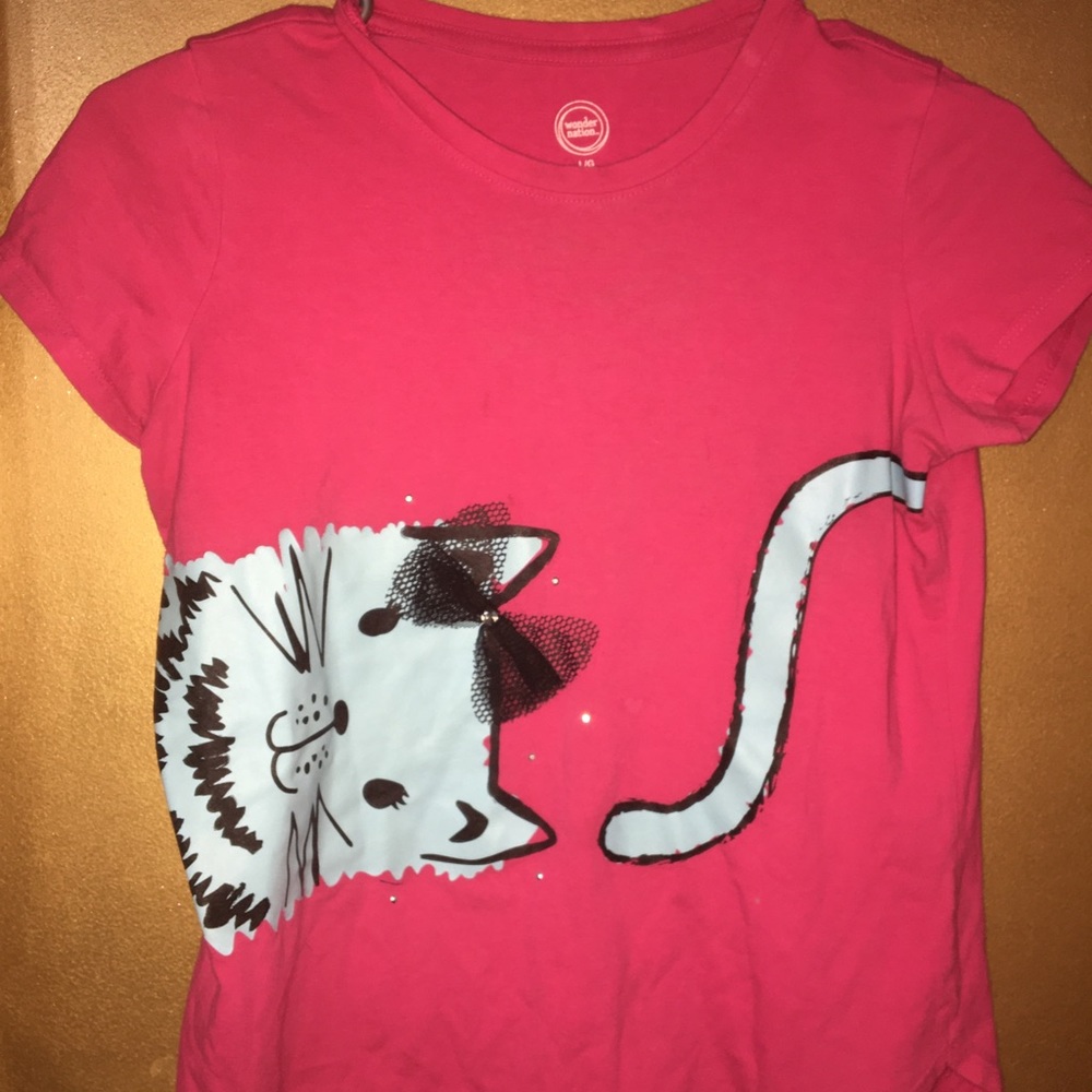 Wonder Nation pink tee shirt